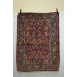 Khorasan rug, Mashad area, north east Persia, about 1930s, 6ft. 4in. x 4ft. 8in. 1.93m. x 1.42m. '