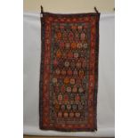 Karabakh rug, south west Caucasus, circa 1930s, 8ft. 3in. x 4ft. 2in. 2.51m. x 1.27m. Overall wear