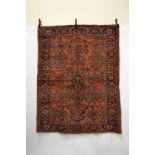 Lilihan rug, Hamadan region, north west Persia, about 1930s-40s, 6ft. 4in. x 4ft. 10in. 1.93m. x 1.