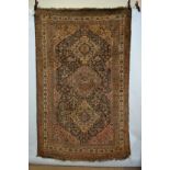 Qashqa’i rug, Fars, south west Persia, about 1930s-40s, 8ft. 1in. x 5ft. 2in. 2.46m. X1.58m. Overall
