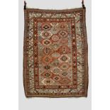 Shirvan rug, south east Caucasus, early 20th century, 5ft. 8in. x 4ft. 3in. 1.73m. x 1.30m. Some