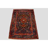 Hamadan(?) carpet, north west Persia, mid-20th century, 7ft. 5in. x 5ft. 3in. 2.26m. x 1.60m.