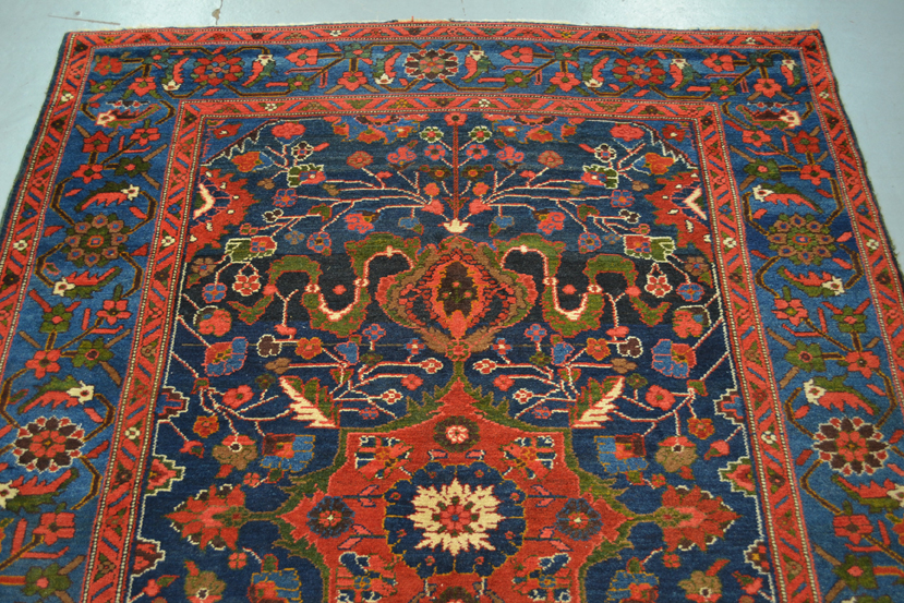 Hamadan(?) carpet, north west Persia, mid-20th century, 7ft. 5in. x 5ft. 3in. 2.26m. x 1.60m. - Image 4 of 5