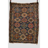 Derbend rug, east Caucasus, early 20th century, 5ft. 11in. x 4ft. 5in. 1.80m. x 1.35m. Overall wear;