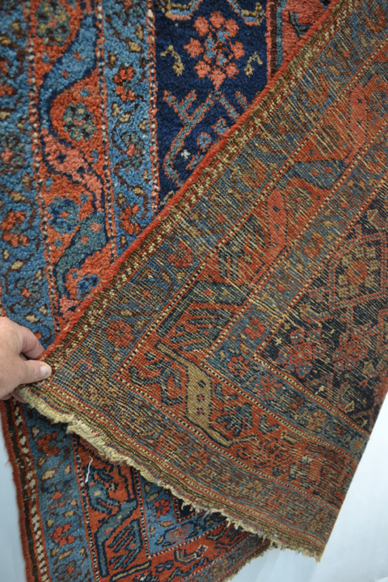 Bijar rug, north west Persia, circa 1930s, 6ft. 4in. x 4ft. 1in. 1.93m. x 1.25m. Overall wear. - Image 3 of 3