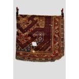 Interesting Bergama rug fragment, west Anatolia, mid-19th century, 3ft. x 3ft. 2in. 0.91m. x 0.