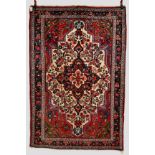 Hamadan rug, north west Persia, second half 20th century, 7ft. 9in. x 5ft. 1in. 2.36m. x 1.55m.