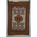 Ait Ouaouzguite rug, High Atlas, Morocco, mid-20th century, 7ft. 5in. x 4ft. 10in. 2.26m. x 1.47m.