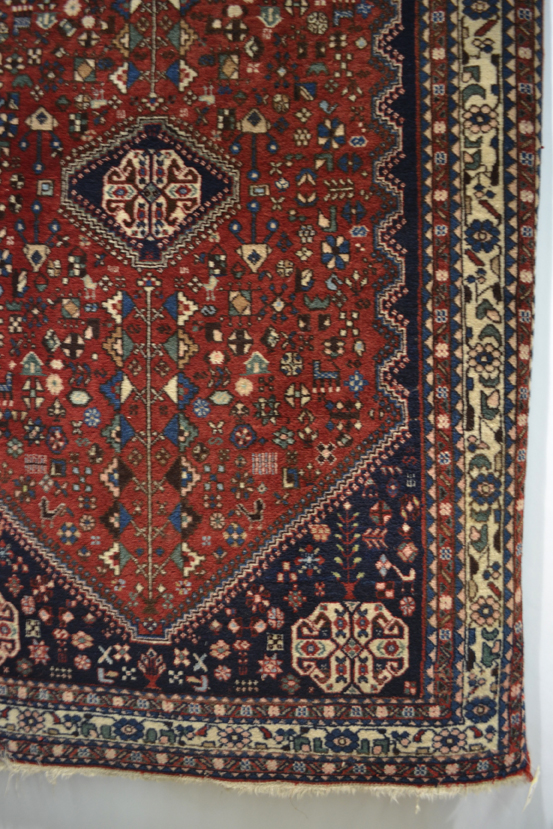 Abadeh rug, south west Persia, late 20th century, 5ft. 4in. x 3ft. 5in. 1.63m. x 1.04m. - Image 2 of 4