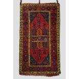 Konya rug, central Anatolia, about 1930s-40s, 6ft. 9in. x 3ft. 9in. 2.05m. x 1.14m.