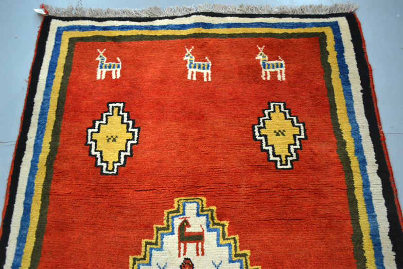 Exceptional Fars gabbeh, south west Persia, late 20th century, 10ft. 3in. x 4ft. 2in. 3.12m. x 1. - Image 3 of 5