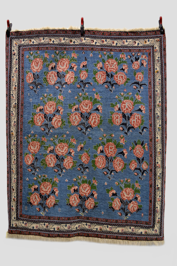 Afshar rug, Kerman area, south west Persia, second half 20th century, 6ft. 8in. x 5ft. 2.03m. x 1.