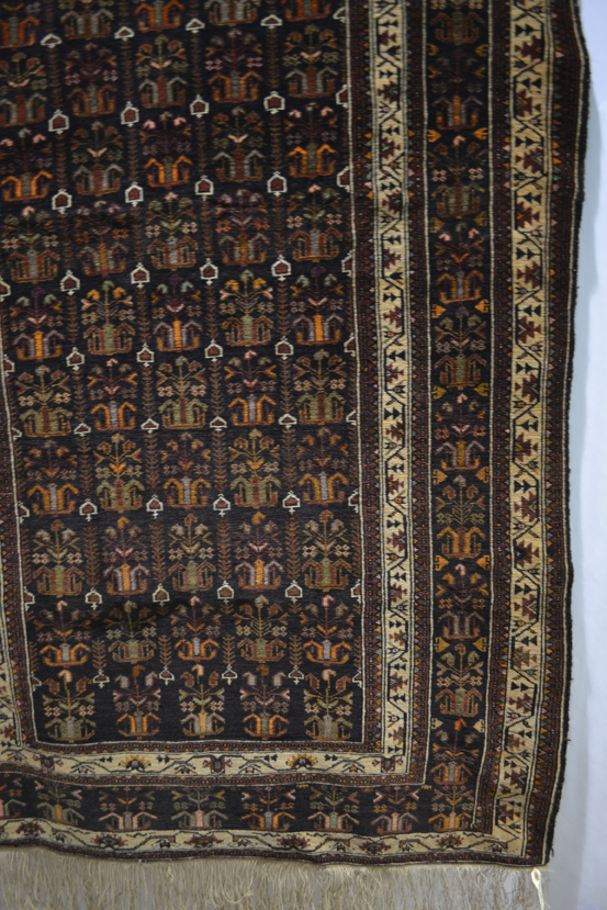 Fine Baluchi rug, Khorassan, north east Persia, late 20th century, 6ft. 5in. x 3ft. 10in. 1.96m. x - Image 2 of 4