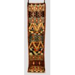 Fars ghileem banded runner, Shiraz area, south west Persia, modern, 9ft. 1in. x 2ft. 4in. 2.77m. x