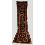 Exceptional Karaja runner, north west Persia, early 20th century, 14ft. 10in. x 3ft. 1in. 4.52m. x