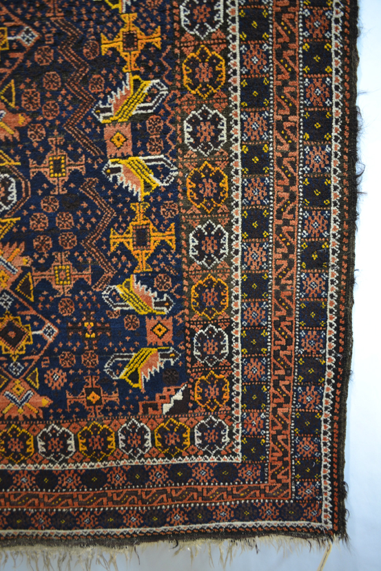 Baluchi rug with saffron yellow highlights, Khorasan, north east Persia, circa 1930s, 6ft. 4in. x - Image 2 of 4