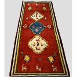 Exceptional Fars gabbeh, south west Persia, late 20th century, 10ft. 3in. x 4ft. 2in. 3.12m. x 1.