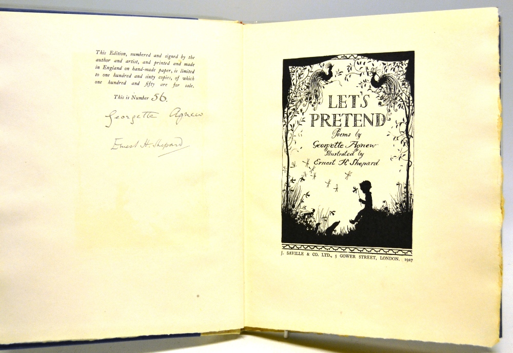 Shepherd H. Ernest, Let's Pretend Poems by Georgette Agnew, illustrated by Ernest H. Shepherd - Image 2 of 2