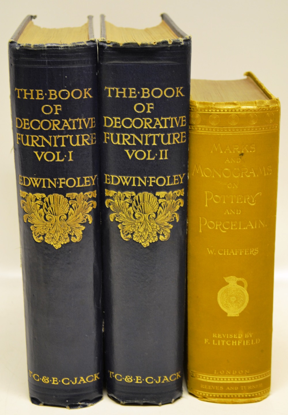 A Foley Edwin, The Book of Decorative Furniture in two volumes. Published by TC & EC Jack, 67