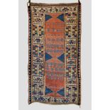 Shahsavan rug, north west Persia, early 20th century, 7ft. 5in. x 3ft. 10in. 2.26m. x 1.17m. Overall
