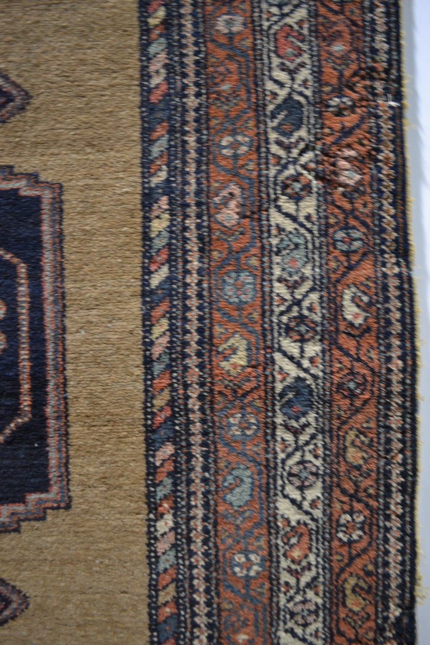 Kurdish camel field rug, north west Persia, about 1920s, 7ft. 5in. x 4ft. 9in. 2.26m. x 1.45m. - Image 6 of 6