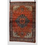 Fine Saruk rug, north west Persia, early 20th century, 6ft. 5in. x 4ft. 3in. 1.96m. x 1.30m. Re-