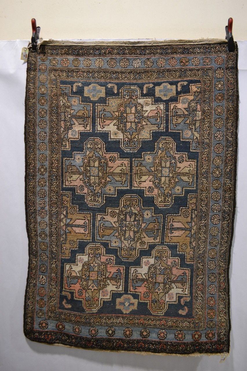 Hamadan rug, north west Persia, circa 1920s-30s, 5ft. 7in. x 3ft. 10in. 1.79m. x 1.17m. Overall - Image 2 of 4