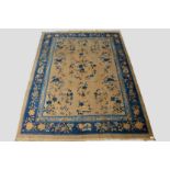 Baotou-Suiyuan carpet, north west China, circa 1930s, 11ft. 10in. x 9ft. 3.60m. x 2.75m. Overall