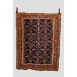 Attractive Afshar ‘lattice’ rug, Kerman area, south west Persia, late 19th century, 5ft. 7in. x 4ft.
