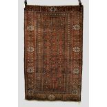 Baluchi rug, Khorasan, north east Persia, early 20th century, 5ft. 5in. x 3ft. 4in. 1.65m. x 1.