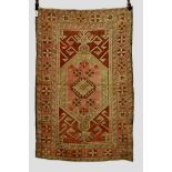 Karabakh rug, south west Caucasus, circa 1920s-30s, 5ft. 8in. x 3ft. 8in. 1.73m. x 1.12m. All over