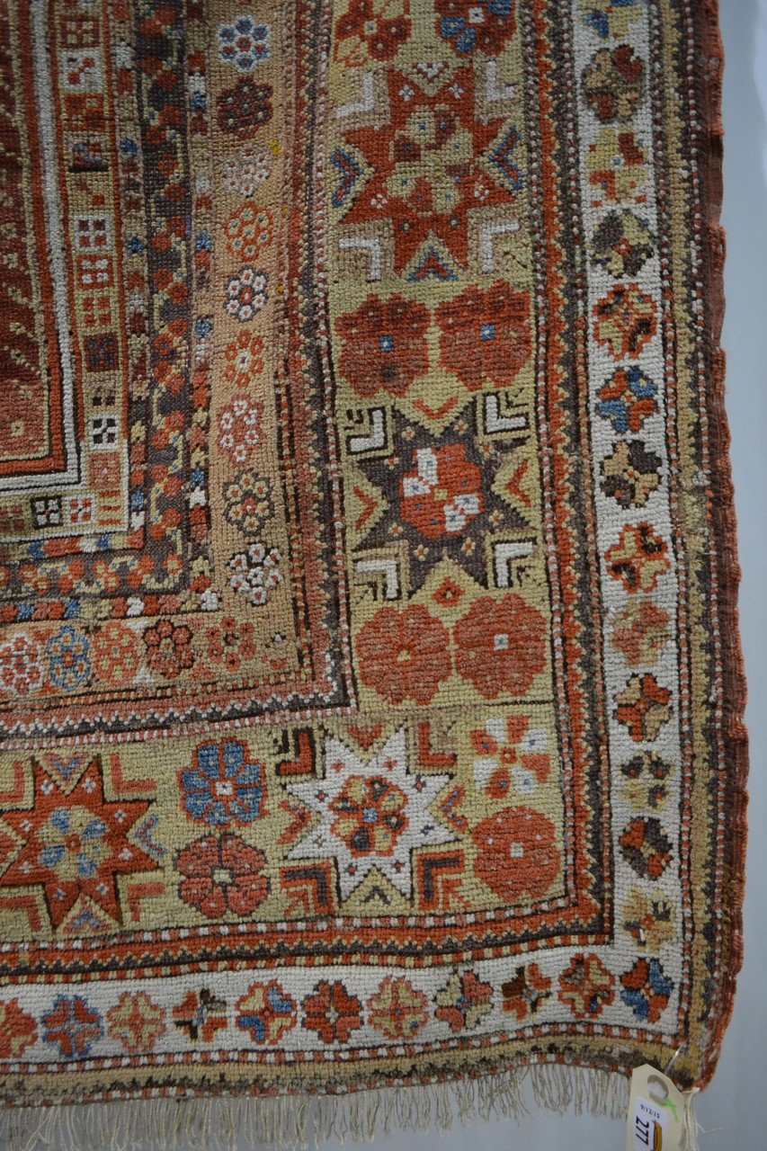 Exceptional Melas prayer rug, west Anatolia, first half 19th century, 4ft. 11in. x 3ft. 8in. 1. - Image 2 of 4