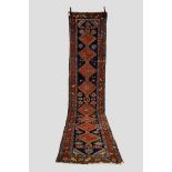 Good Heriz runner, north west Persia, early 20th century, 15ft. 4in. x 3ft. 3in. 4.67m. x 1m. Slight