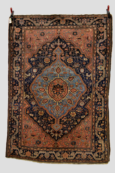 Jozan rug, north west Persia, first half 20th century, 6ft. 6in. x 4ft. 7in. 1.98m. x 1.40m. Overall