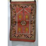 Kozak prayer rug, Bergama region, west Anatolia, early 20th century, 4ft. 6in. x 2ft. 11in. 1.37m. x