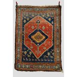 Hamadan rug, north west Persia, circa 1920s-30s, 5ft. 11in. x 4ft. 3in. 1.80m. x 1.30m. Overall