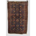 Malayer rug, north west Persia, circa 1920s-30s, 7ft. 1in. x 4ft. 5in. 2.16m. x 1.35m. Slight wear