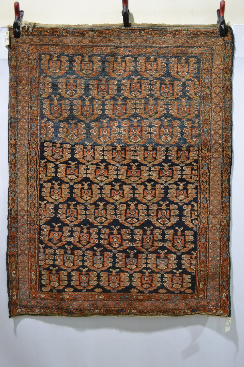 Attractive Hamadan rug, north west Persia, circa 1930s-40s, 4ft. 10in. x 3ft. 8in. 1.47m. x 1.12m. - Image 2 of 5