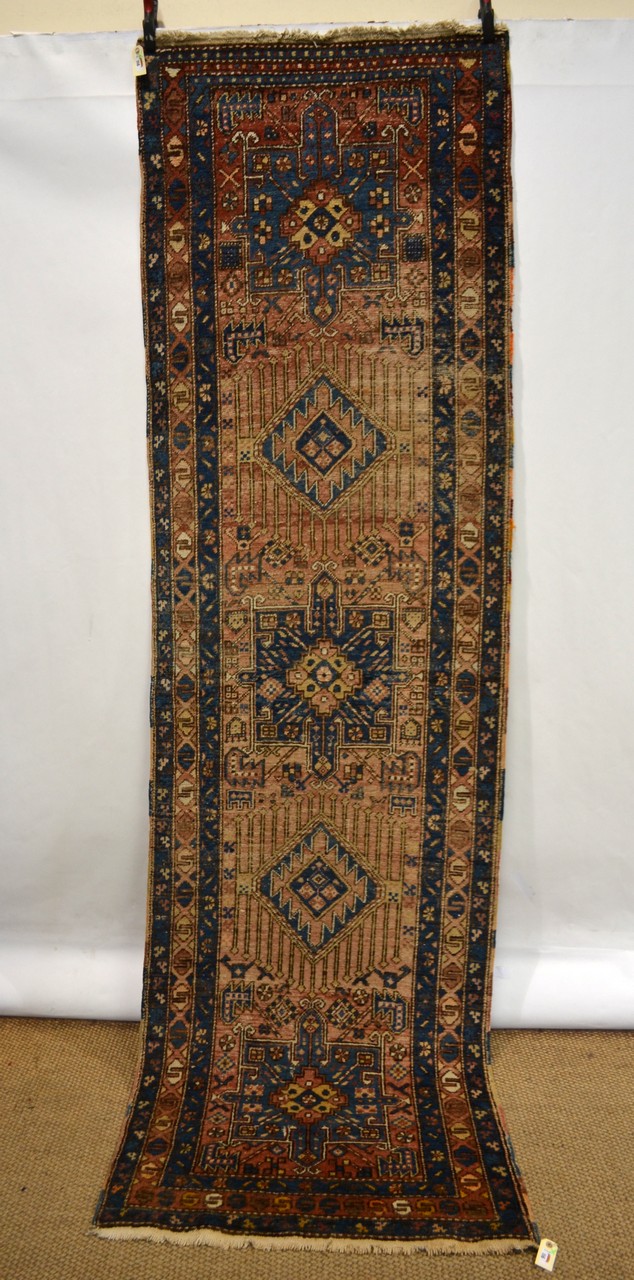 Karaja runner, north west Persia, about 1930s, 10ft. 9in. x 3ft. 2in. 3.28m. x 0.97m. Overall - Image 2 of 5