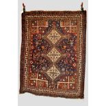 Good Khamseh rug, Fars, south west Persia, early 20th century, 5ft. 4in. x 3ft. 11in. 1.63m. x 1.