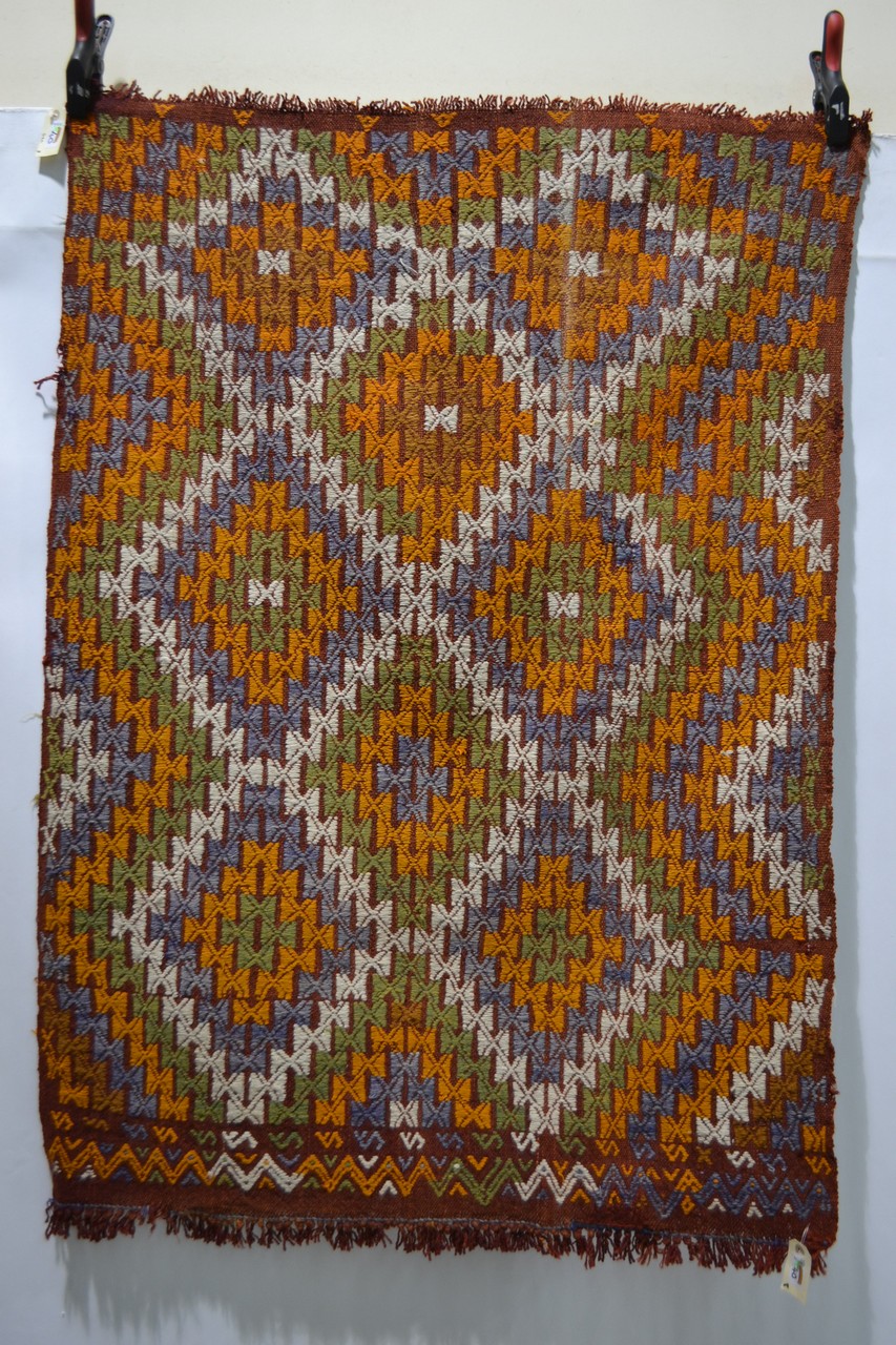 Eight Anatolian kelims, various brocading and embroidery techniques, all modern, the largest, - Image 23 of 25