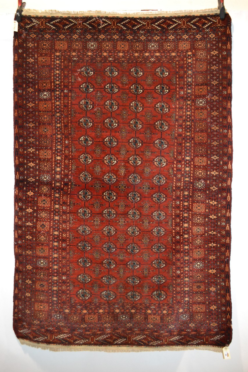 Finely woven Turkmen rug, Alti Bolaq, Andkhoy District, Faryab Province, northern Afghanistan, - Image 2 of 4