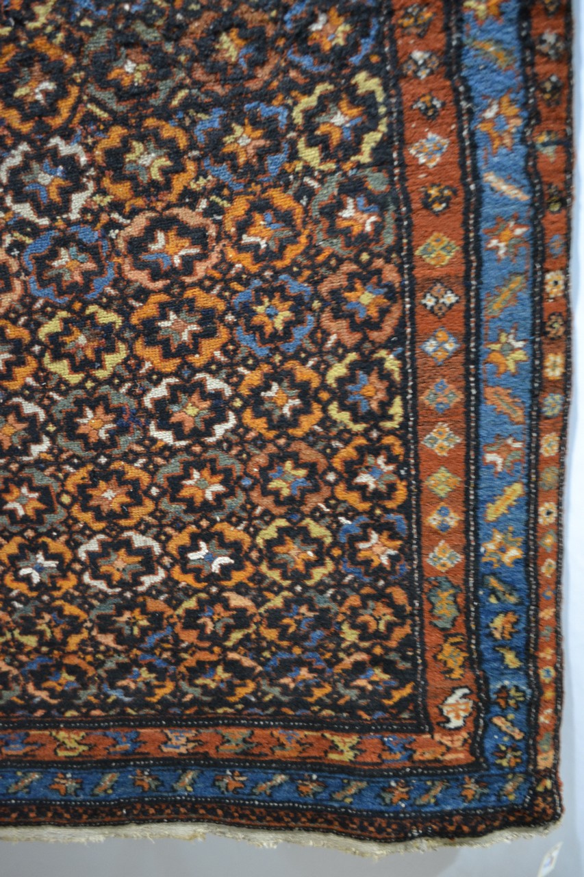 Hamadan rug, north west Persia, circa 1930s, 6ft. 8in. x 3ft. 7in. 2.03m. x 1.09m. Some wear in - Image 3 of 5