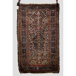 Salar Khani Baluchi rug, Khorasan, north east Persia, circa 1930s, 4ft. 7in. x 2ft. 9in. 1.40m. x