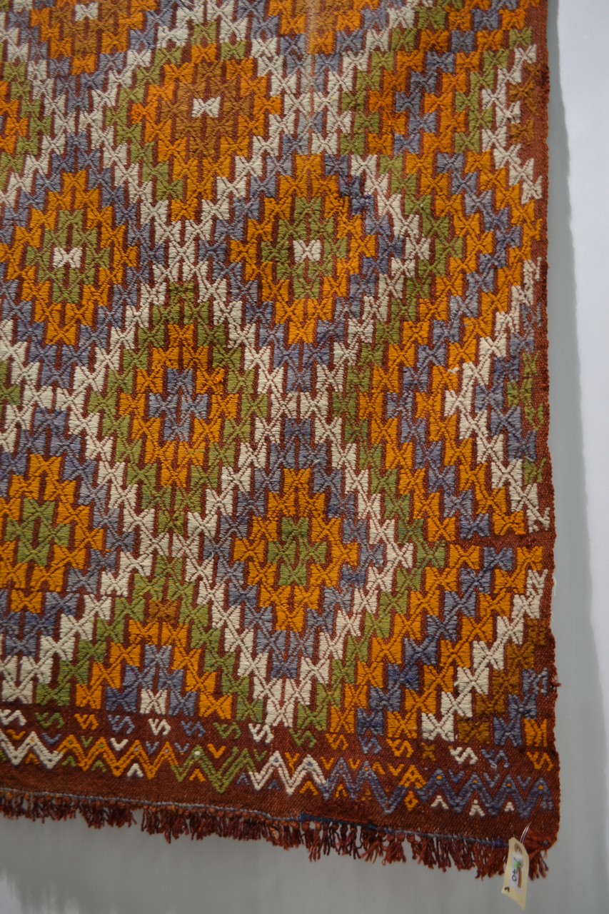 Eight Anatolian kelims, various brocading and embroidery techniques, all modern, the largest, - Image 24 of 25