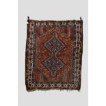 Khamseh rug, Fars, south west Persia, circa 1920s-30s, 6ft. 2in. x 5ft. 3in. 1.88m. x 1.60m. Overall