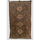 Khamseh rug, Fars, south west Persia, early 20th century, 9ft. x 5ft. 3in. 2.75m. x 1.60m. Overall