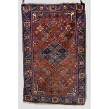 Good Joshaghan rug, north west Persia, circa 1920s, 6ft. 7in. x 4ft. 3in. 2.01m. x 1.30m. Some