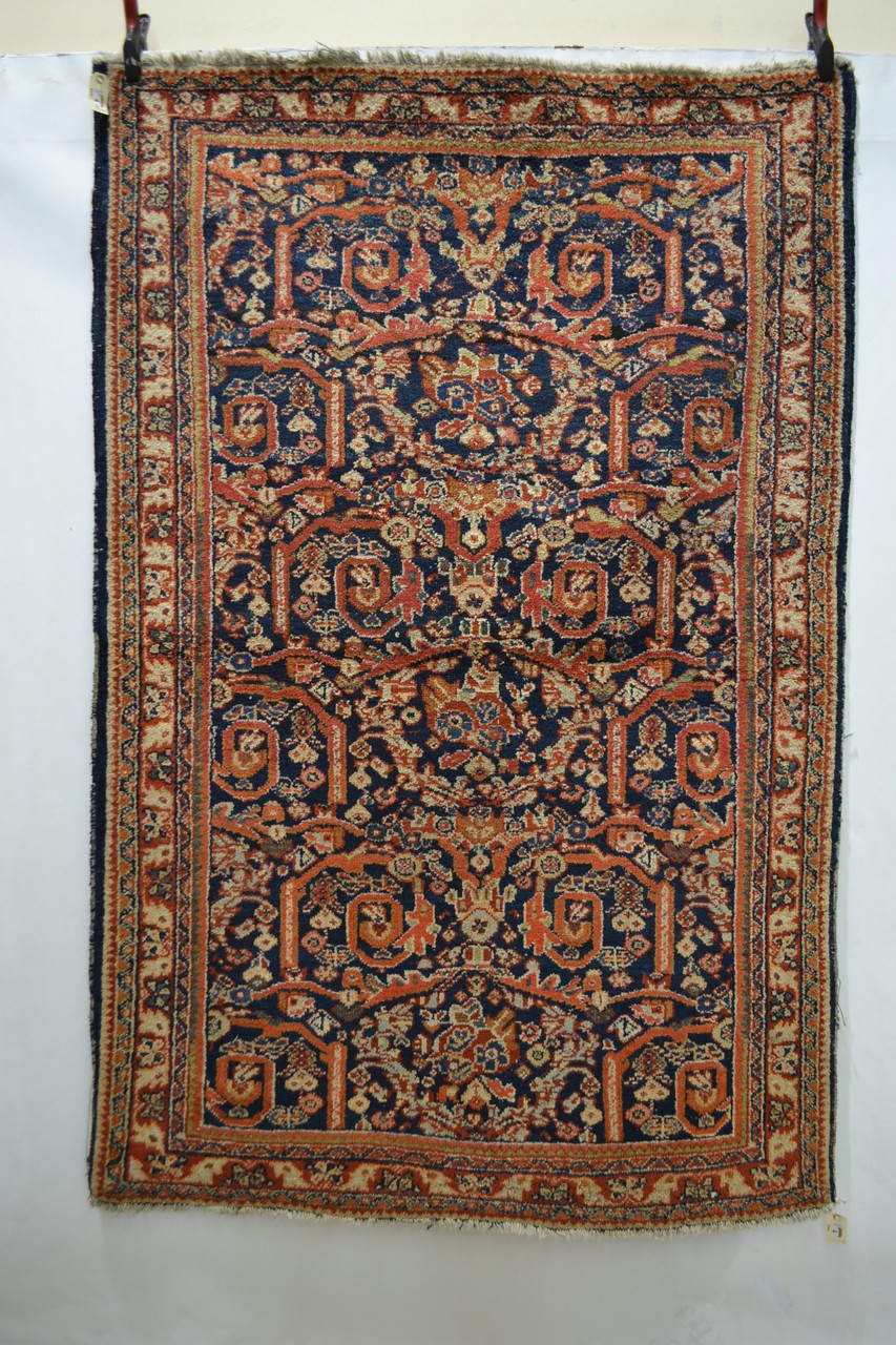 Mahal rug, north west Persia, circa 1930s-40s, 6ft. 8in. x 4ft. 5in. 2.03m. x 1.35m. Some wear in - Image 2 of 4