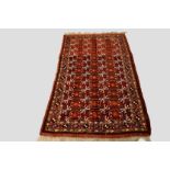 Attractive Turkmen carpet by the Kizil Ayak of Ersari, south west Turkmenistan, first half 20th